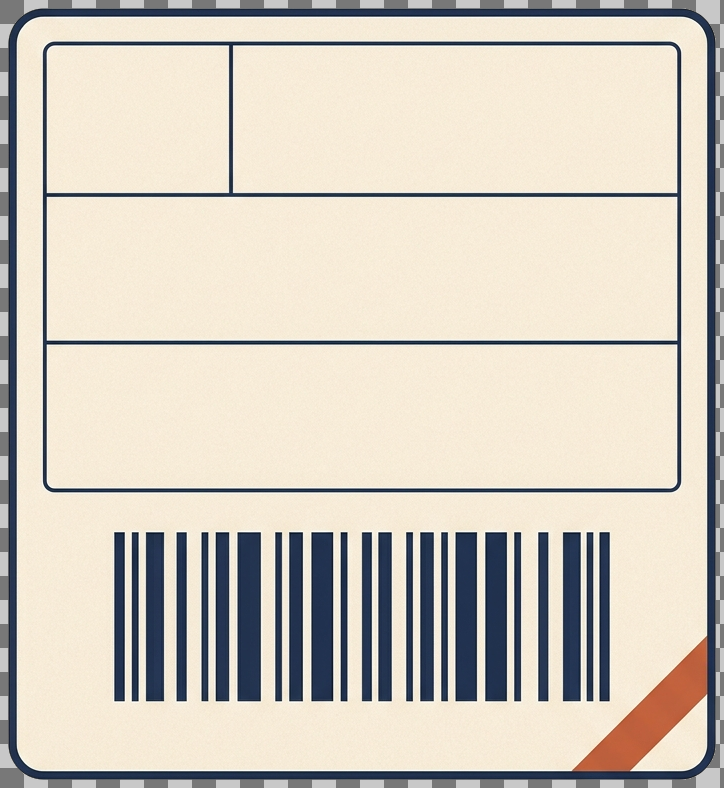 shipping label